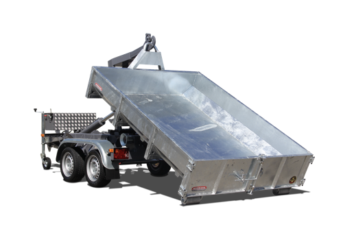 debris heck mulde abroller