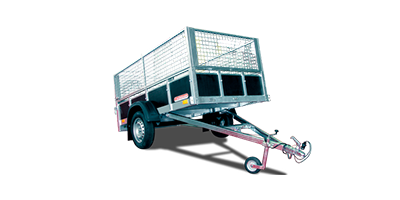 Anhänger mit Laubgitter